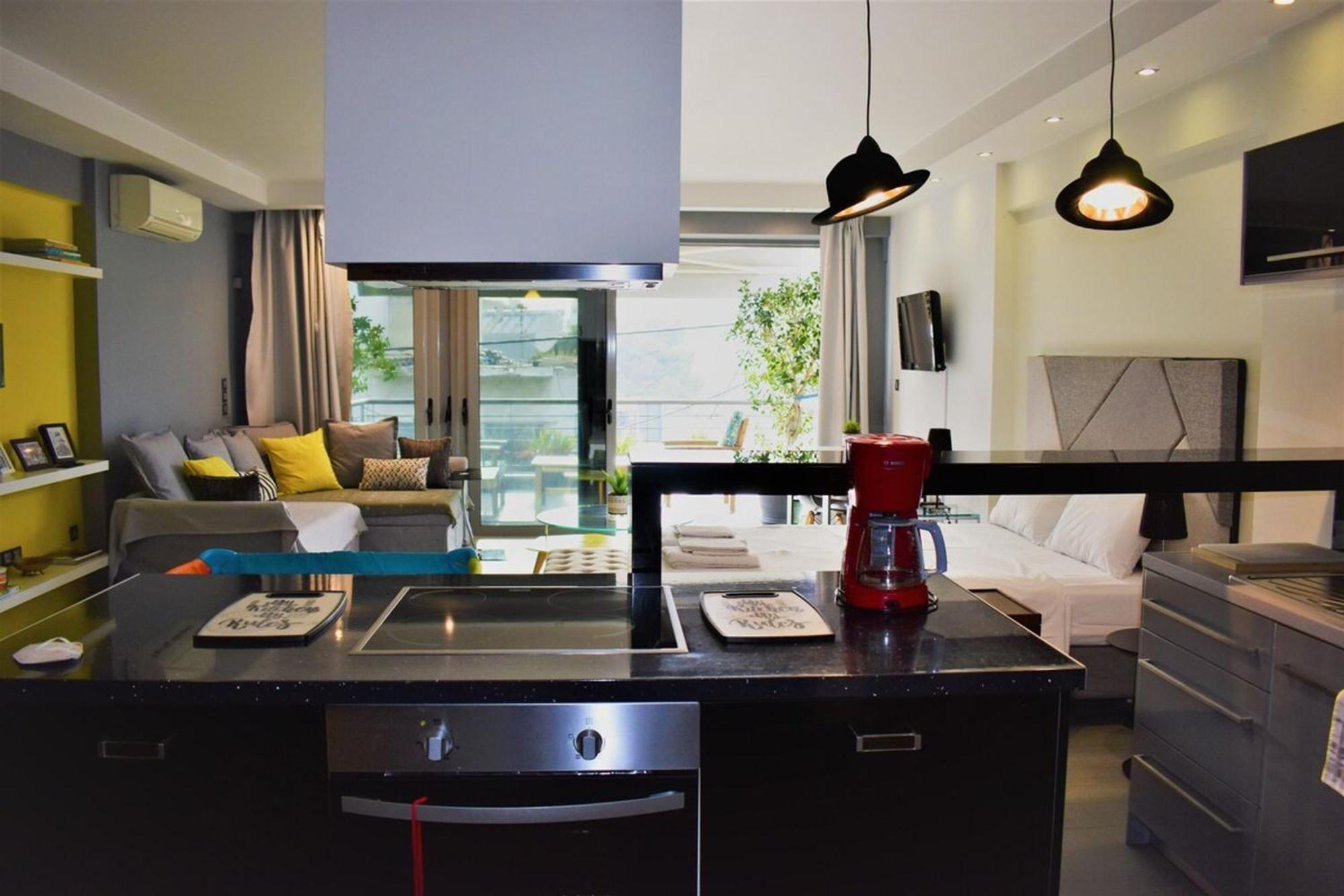 아테네 Stylish Boutique Loft With Private Balcony 아파트 외부 사진